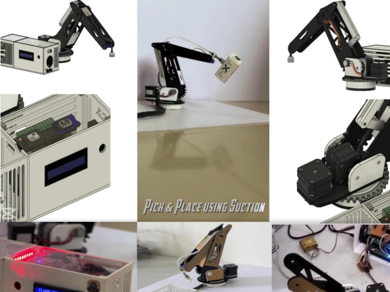 Stepper Robotic Arm - Cost-effective automation solution
