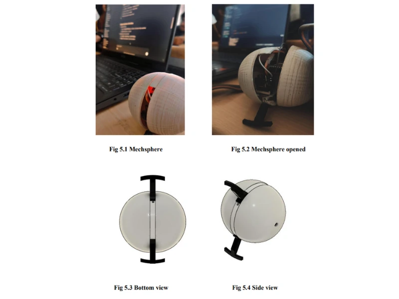 Mechsphere - Compact spherical robot for confined spaces